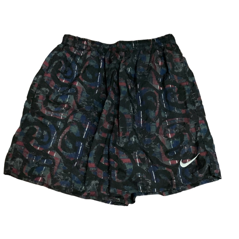 Men's Nike Vintage Geometric Print Lined Athletic Shorts Size Medium